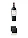 Produktbild Doppio Passo Primitivo Salento IGT 13% - 1,50 Liter Magnumflasche + Schiefer Glasuntersetzer eckig ca. 9,5 cm Ø 2 Stück