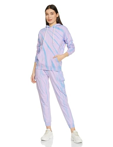Image of Amazon Brand - Symbol Women Cotton Hooded Relaxed Fit Sweatshirt (Tie-Dye | Pullover) (Available in Plus Sizes)