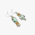 Designed Boho Earrings Gold Drop Dangle Earrings for Women, silver-plated-base - Image 5