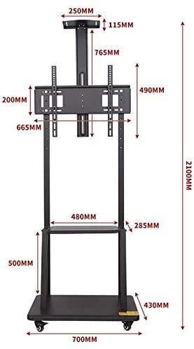 Soporte móvil para TV ajustable 32-70 pulg miniatura 2