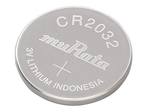 Murata CR2032 Battery DL2032 ECR2032 3V Lithium Coin Cell (5 Batteries)