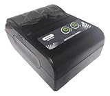 Mini Impressora Térmica Bluetooth 58mm para Cupom, Pedido iFood e QR Code, Portátil, Bateria Recarregável, ESC/POS – Preto