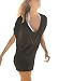 Glomeen Womens Crochet Swimwear Beach Dress Tops Bikini Swimsuit Cover Up