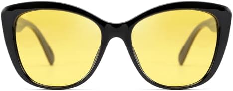 FEISEDY Polarized Sunglasses Womens, Vintage Square Cat Eye Sunglasses Mens B2451