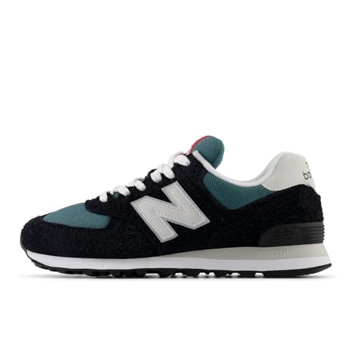 New Balance New Balance Unisex 574 V2 History Sneaker,Black/Grey Matter,Men 10.5 / Women 12