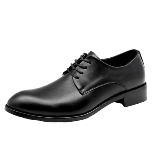 Elegant Oxford Lace Up Leather Shoes for Men Comfortable for Business and Events