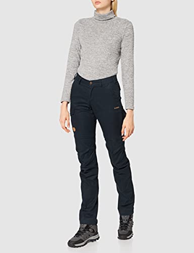 Fjällräven Damen Karla Pro Zip-Off Hose, Dark Navy, 38