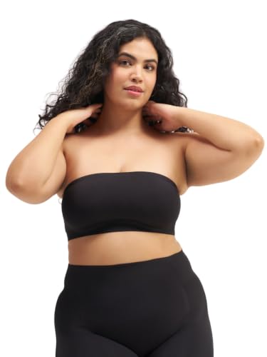 Image of UNDERNEAT Women Seamless Bandeau Bra | Strapless Non-Padded | Wireless Ligthweight and Breathable | Ideal for All Day Comfort | Anti-Slip Silicone Grip Tube Bra for Women