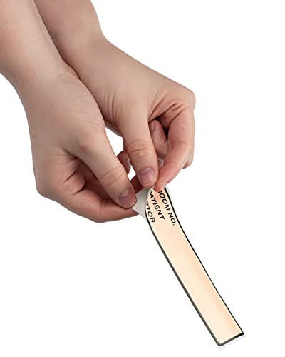 Image of Carstens Patient I.D. Adhesive Medical Chart Labels for 1.5 inch - 4 inch Ring Binder Spines - Pre-Printed Sticker Labels (Room No. / Patient /Doctor), 5 3 /8 inch x 1 3 /8 inch, Salmon, Roll of 200