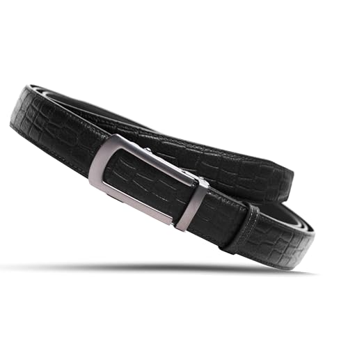 Image of WildHorn Men's Genuine Leather Belt for Men| Premium Auto-Lock Buckle | Adjustable up to 48 inch | Formal & Casual Wear | Micro-Adjust Fit | Stylish Gift Box Included