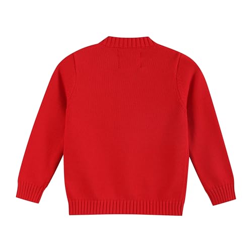 Red Christmas Tree Knit Cardigan2