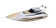 Carson 500108059 RC Yacht Hurikan 2.4G 100% RTR - Ferngesteuertes Boot, RC Boot, Ferngesteuertes Spielzeug für Kinder und Erwachsene, inklusive Fernsteuerung, Beige