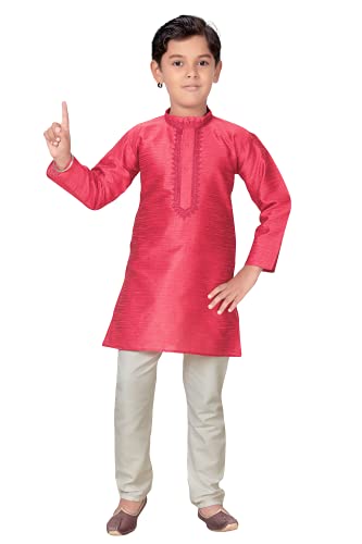 Image of BABA AND BABY Ethnic Wear Kurta Pyjama Set for Kids
