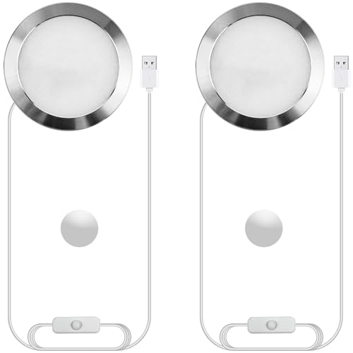 Tledtech LED LrlbgCg ICg iCgCg 3iKFxؑ ^ ^ USBd ȃGl 3W 300lm }Olbgt ԐڏƖ Lb` N[[bg {I Qp 2Zbg (3Fx)