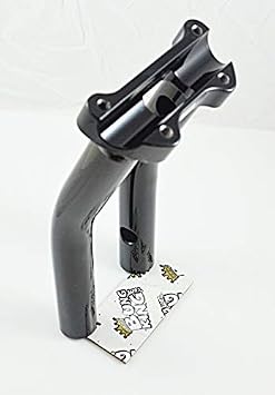 2018 Street Bob One Piece Lower Handlebar Riser, 10 Riser w/Internal Wire, 2 Pullback, Gloss Black