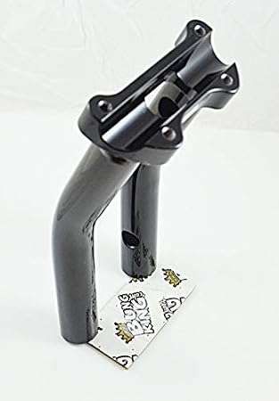 2018 Street Bob One Piece Lower Handlebar Riser, 10 Riser w/Internal Wire, 2 Pullback, Gloss Black