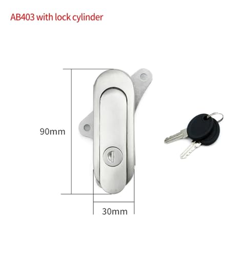 Serrure de boîtier AB403 inox 304 pour sécuriser une armoire de commande électrique - 3