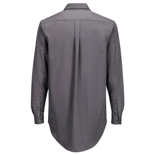 Image of Portwest FR89 Fire Resistant Safety Work Shirt in FR Bizflame 88 /12 ASTM NFPA, Gray, 6XL