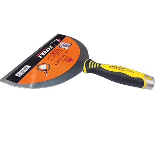 Esreake Putty Scraper 8" Stainless Steel Putty Knives With Plastic Ergonomic Handle For Taping Paint Wall Floor Tile, Metal Spackle Tools Knife,Remover For Wood, Wallpaper Scraper (8") #TOP1