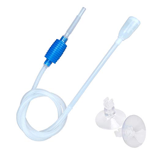 U-BCOO Aquarium Gravel Cleaner Fish Tank,Siphon Water Changer Fish Tank Filter Perfect for Filter Gravel Cleaning and Changing Water in Tank (Manual Siphon)