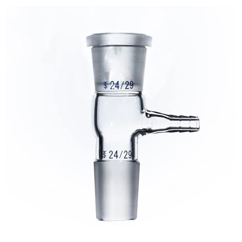 Adaptateur de prise vide en verre 24/29 pour tube droit avec rodage de précision