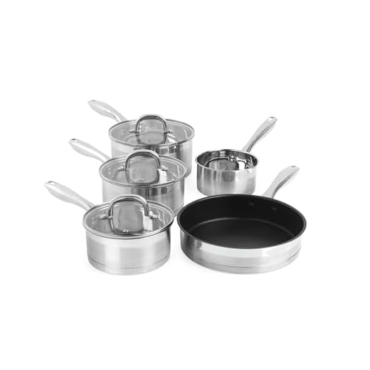 Salter BW06746 Timeless 5 Piece Pan Set - Induction Hob Cooking Pots