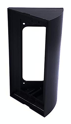Gehäuse mit Winkel 45° für Video-Türsprechanlage Set BTicino Linea 3000, Schwarz