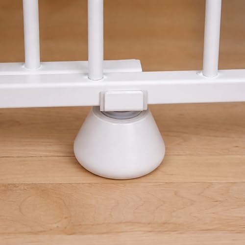 Image of Regalo Safety 35 inch Extra Tall Baby Gate for Top of Stairs & Dooways | Fits Openings 34 inch-55 inch Wide, Hardware Mounted, For Babies, Toddlers & Pets, White, Tested & Trusted for 30 Years