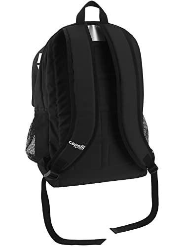 Capelli Sport 19 Inch Laptop Backpack, Gym Travel Bag with Computer Sleeve, Black/Red4