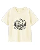 Toddler Boy Shirts Baby Kids Short Sleeve T-Shirt Graphic Tee Funny Letters Print Cotton Tops 2T-8 Years Train