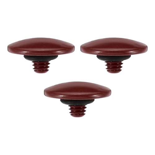 Pulsante di Scatto per Fotocamera 3pz Rilascio Morbido Otturatore in Rame Puro Convesso Adatti per Fotocamere Scuro rosso