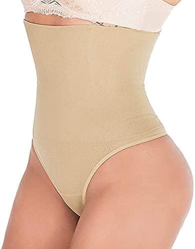 VorcyWomen Tummy Control Shapewear High Waist Butt Lifter Body Shaper Knickers Thong Panty Shapewear