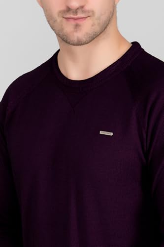 Image of GODFREY Round Neck Full Sleeve Woolen Sweater for Man Winter Wear - Regular Fit Pullover