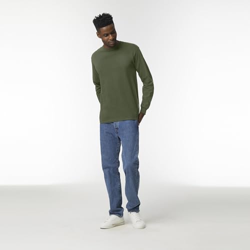 Image of Gildan Adult Ultra Cotton Long Sleeve T-Shirt, Style G2400, Multipack