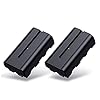 Oxsmal NP-F550 Kamera Akku als Ersatz für Sony NP F970, F750, F770, F960, F550, F530, F330, F570, CCD-SC55, TR516, TR716, TR818, TR910, TR917 usw, 2900mAh Ersatzakkus, 2 Stück