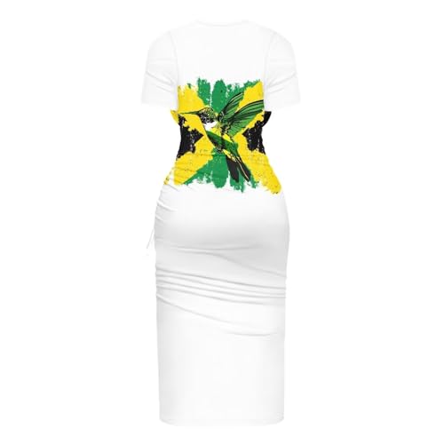 Image of Short Sleeve Dress for Women,Sexy Bodycon Dress,Plus Size Slit Dress,String Design s-4xl
