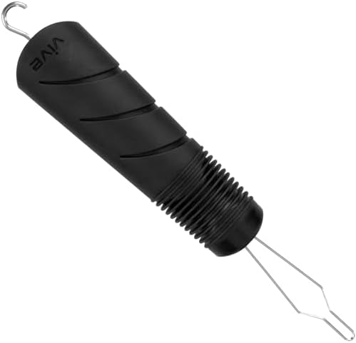 Button Hook by Vive - Dressing & Indepedent Living Aid - Button Hook Gripper & Zipper Pull Assist Tool - Shirt & Coat Buttoner for Limited Dexterity & Mobility