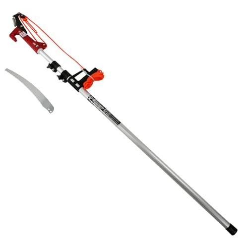 千吉(Senkichi) 高枝切鋏 ロープ式 伸縮 3m SG-1530 1.5m〜3m伸縮 生木25mmまで 軽量アルミポール 鋸刃付属 日本製