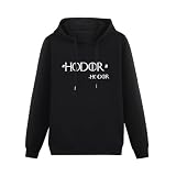 Hodor Quote - Sudadera con capucha para hombre, diseño de casa Stark Winterfell Retro, Negro, XL