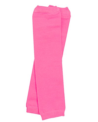 Solid baby and toddler leg warmers for boys and girls Newborn and One Size (Hot Pink, One Size (10 pounds to 10+ years))