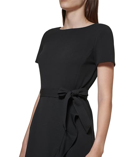 Calvin Klein Women's Ruffle Hem Belted Tier Dress4