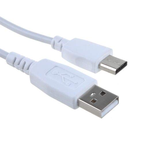 White 5V2A Charger & Data USB Cable for Nabi Fuhu XD JR DreamTab Elev-8