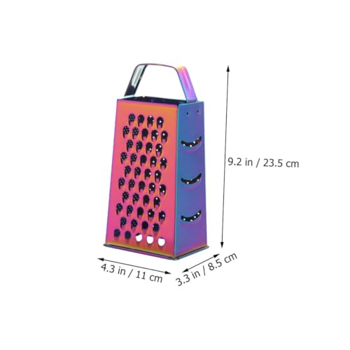 Rallador portátil de queso con manivela y contenedor miniatura 2
