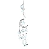 Estas campanas de viento de cristal llevan luz brillante a su jardín, patio, ventanas soleadas o colgarlas sobre su jardín.