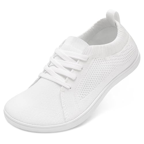 JOINFREE Women's Minimalist Walking Shoes Wide Toe Barefoot Shoes Zero Drop Casual Sneakers Breathable Slip On Tennis Shoes