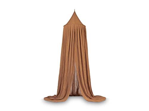 Jollein Baldachin Vintage Caramel - Höhe 245 cm - Betthimmel Babybett...