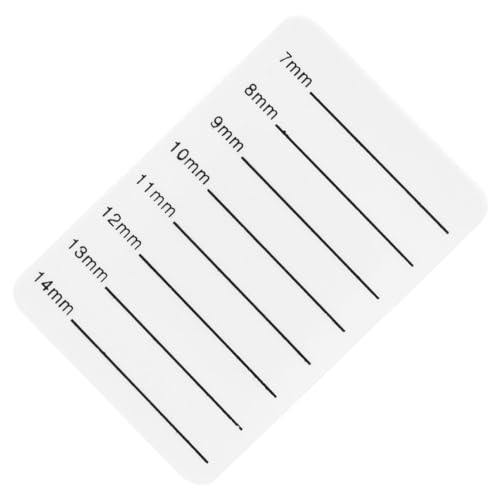 LIFKOME Vassoio Acrilico per Ciglia Supporto Esposizione Estensione Ciglia Piatto Portaciglia per Applicazione e Grafting Bianco Uso Professionale e Domestico