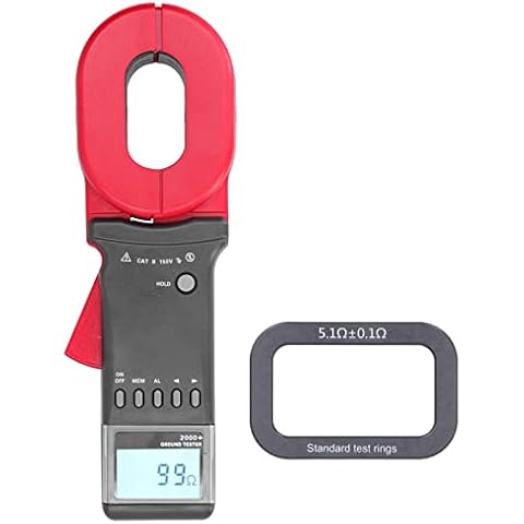 Stromzange, 0,01‑1200Ω Erdungsmesszange für Erdungswiderstand Messgerät Digitale Stromzange Cover