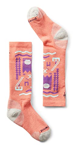 Smartwool Wintersport Full Cushion Ski Day Otc Socks - Youth Wild Salmon Large #TOP22
