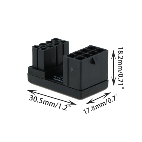 Conectores de 8 pines TAODAN en forma de U placa adaptadora de corriente para GPU de escritorio 5
